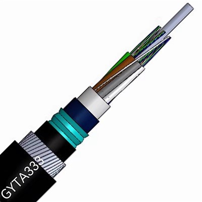 2-864 Cable òptic exterior subaquàtic bàsic per a la comunicació GYTA333